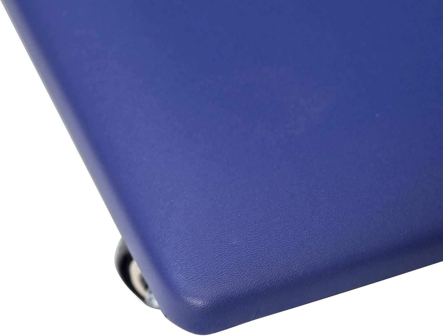 Roller Seat 360 Degree Rotating Low Stool with Wheel Chair PU Leather Universal Swivel Wheels Stool for Home Office Fitness and Garage (Rectangle Blue)