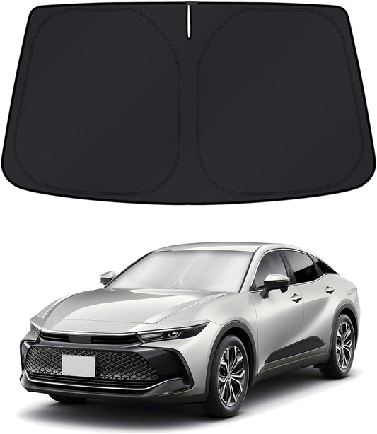 KUST Windshield Sun Shade for Toyota Crown 2023 2024 2025 Accessories Window Sunshade Sun Visor Protector Foldable Blocks UV Rays Keep Your Car Cooler