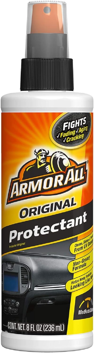Armor All Original Protectant Spray, Car Interior Cleaner with UV Protection to Fight Cracking & Fading, 8 Oz (1 Pack)