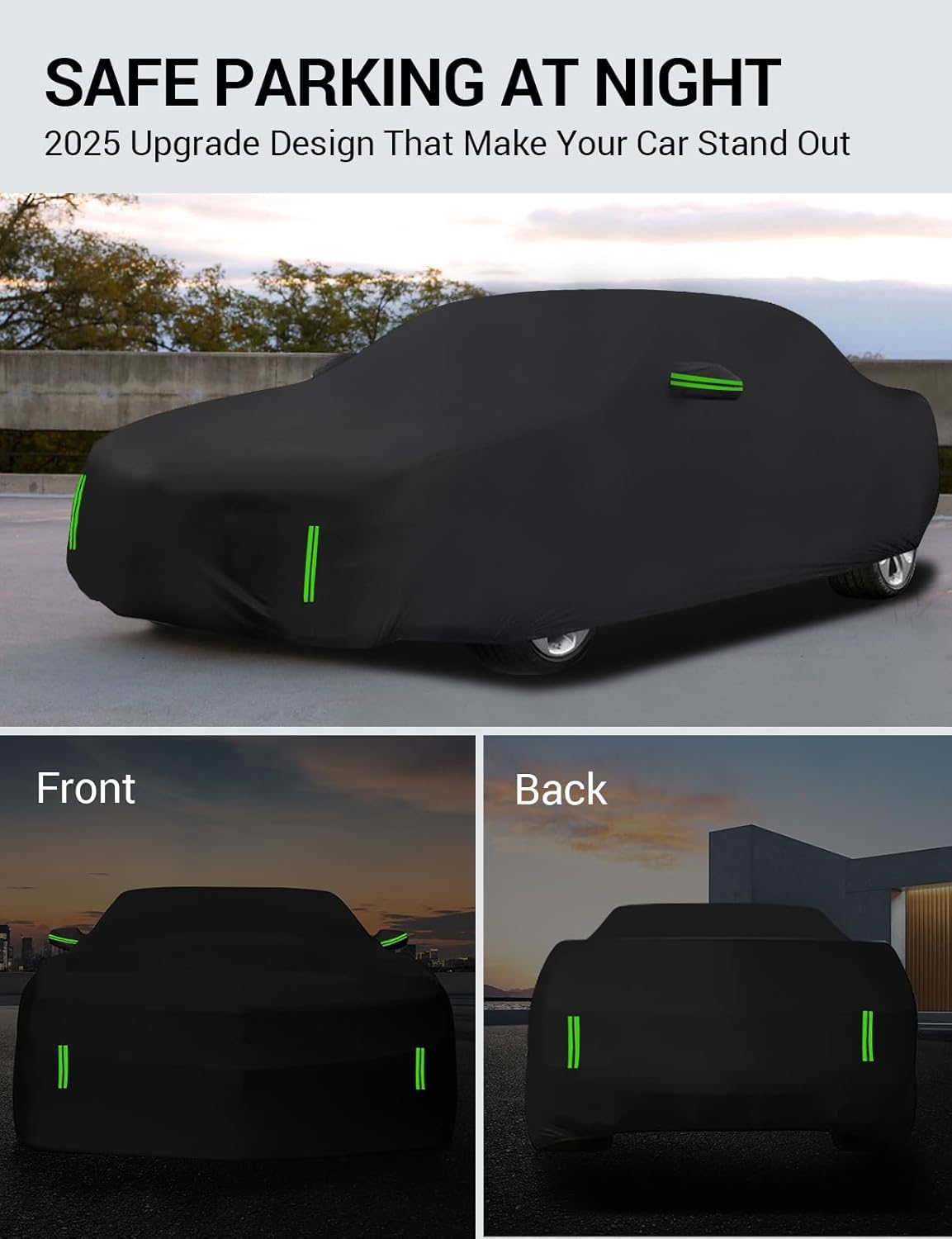 Proadsy 2025 Upgrade Car Cover Custom Fit for Honda Odyssey Minivan 2021-2025, Waterproof All Weather for Automobiles, Full Exterior Cover Rain Snow Sun Protector Indoor Outdoor Car Cover