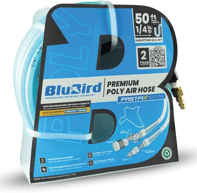 Blubird - AVAGARD Poly AIR Hose Assembly 1/4 X 50