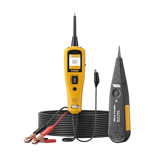 Car Automotive Power Circuit Breaker Probe Tester Finder Tool Bsttery Electrical Fuse AC DC Voltage Tester Test Light Wire Break Locator Analyzer Tracer Pen Accessories 9-30V (p350)