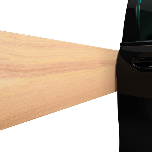 GWP01 Wood Grain Garage Wall Protector Car Door Protectors, Garage Accessories, Parking Stopper for Garage, Tool-Free, Designed in Germany (4.5mm Wood Grain)