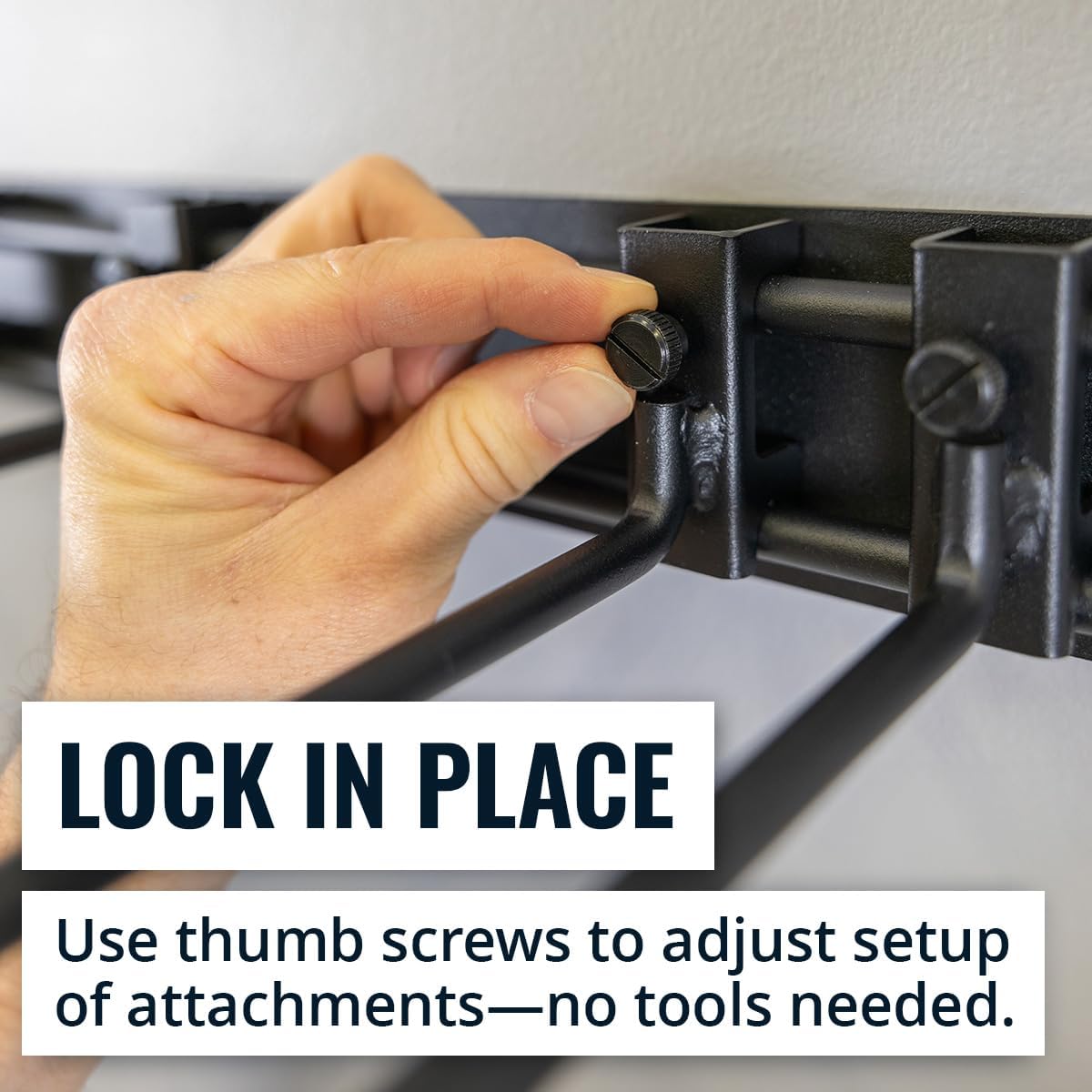 StoreYourBoard 32'' Modular Garage Tool Organizer Wall Mount – Adjustable Garden Tool Rack for Garage Organization and Storage, Heavy-Duty Steel Wall Tool Organizer, Holds 300 lbs