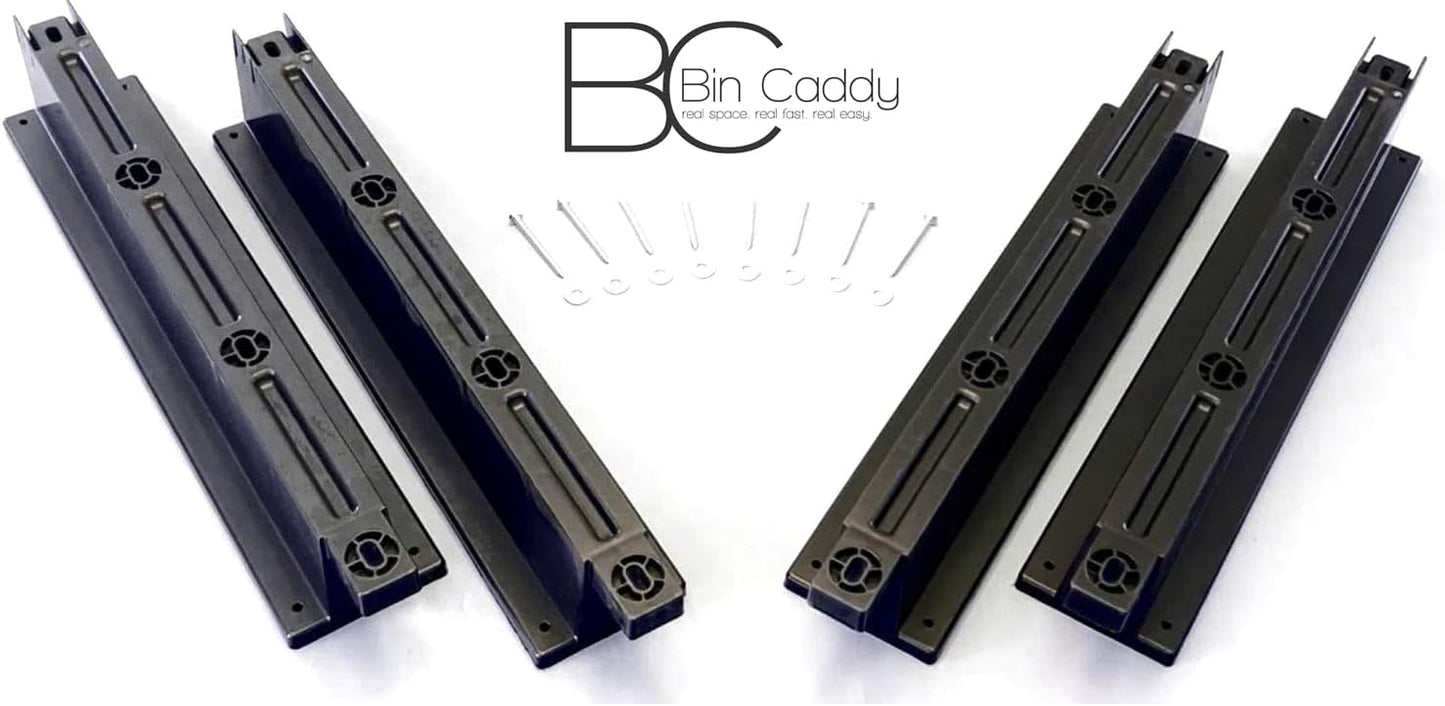 Overhead, Space-Saving Storage Tote Organizational Solution for Garage, Basement, Small Spaces