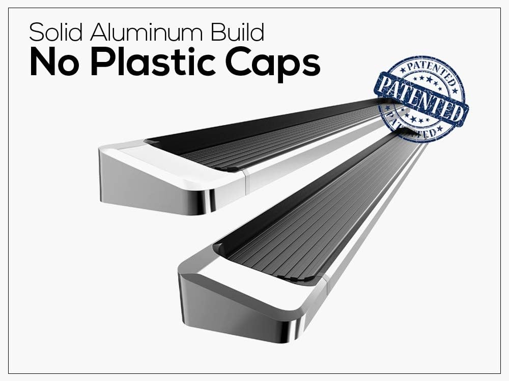 APS Running Boards Style Compatible with Ford F150 2015-2025 Regular Cab & F-250 F-350 Super Duty 2017-2025 (Nerf Bars Side Steps Side Bars)