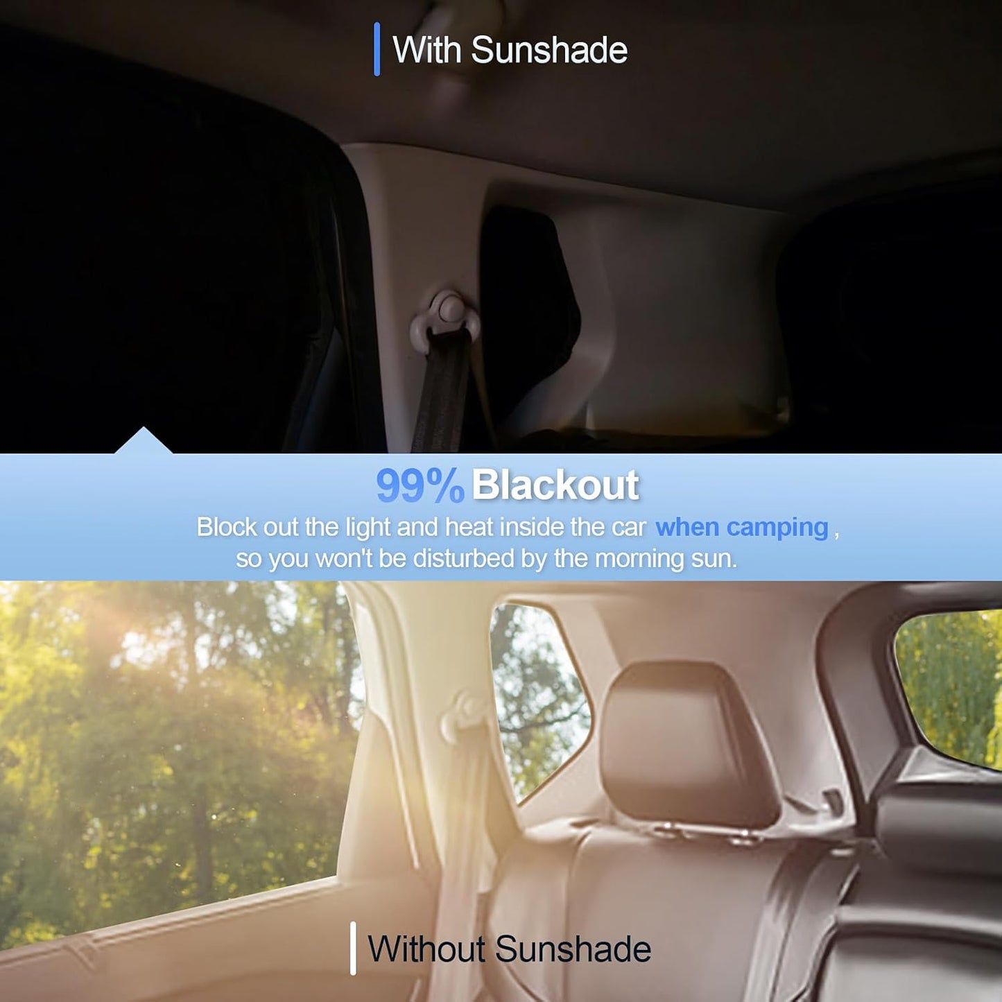 8pcs Car Window Shades for Toyota Sienna 2021-2025 Accessories,Windshield Side Rear Full Sunshade,Sun Visor UV Blocking, Privacy Protection and Blackout for Camping Outdoor