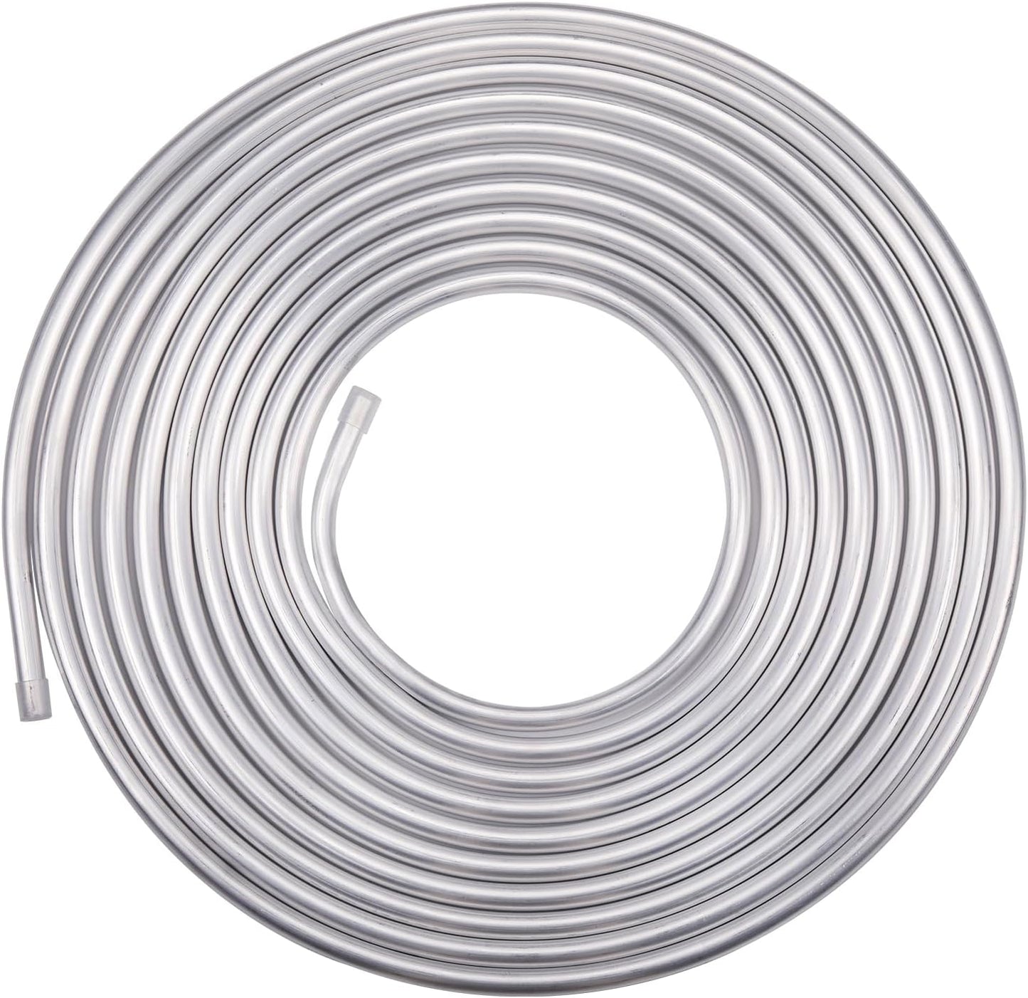 5/16" OD Aluminum Hard Fuel Line Hardline Tube Tubing Coil 25 Feet Roll
