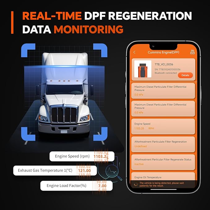 for DPF Reset and Regeneration Tool, Compatible with Caterpillar Engines, Emergency Regeneration and DPF Error Code Clearing