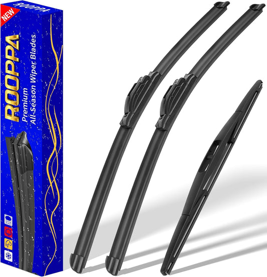3 wipers Replacement for 2014-2020 Acura MDX, Windshield Wiper Blades Original Equipment Replacement - 26"/20"/14" (Set of 3) U/J HOOK