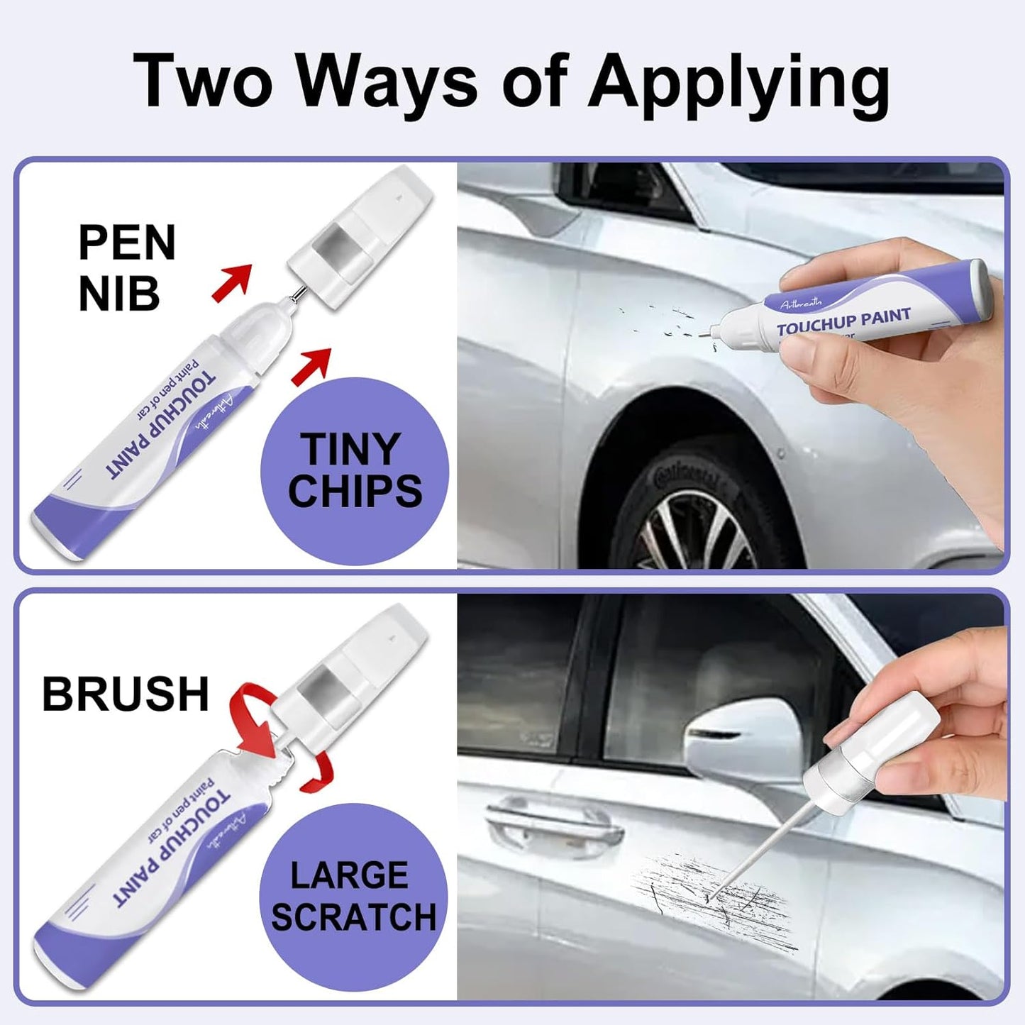 Touch Up Paint for Mercedes Benz Lunar Blue (890/5890)-Exact Match–Chips and Nicks TouchUp Paint Pen Scratch Repair Car Accessories Car Paint Pen for Erase Car Scratches