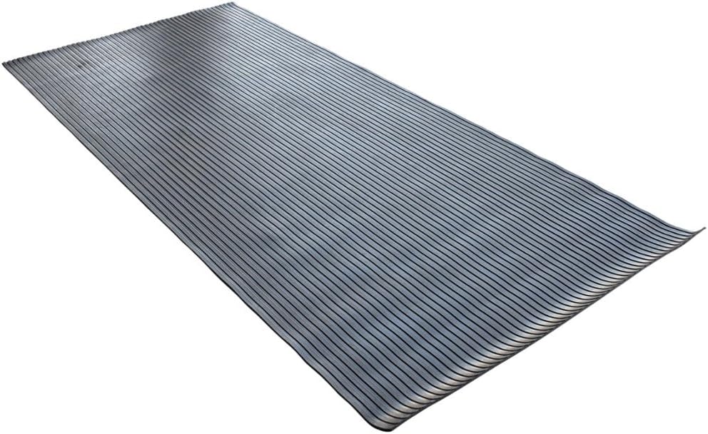 BDK Garage/Shop Auto Repair Home Improvement/Gym Weight Room/Floor Protector Thick Padded Durable Utility Rubber Floor Mat Liner (4 x 8 Ft)