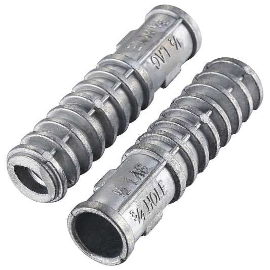 Wensilon(50pcs) 3/8 * 1-3/4 Lag Shield Anchor Long Zinc Alloy Bolts Concrete Anchors, Zinc Alloy Masonry Anchors Hole