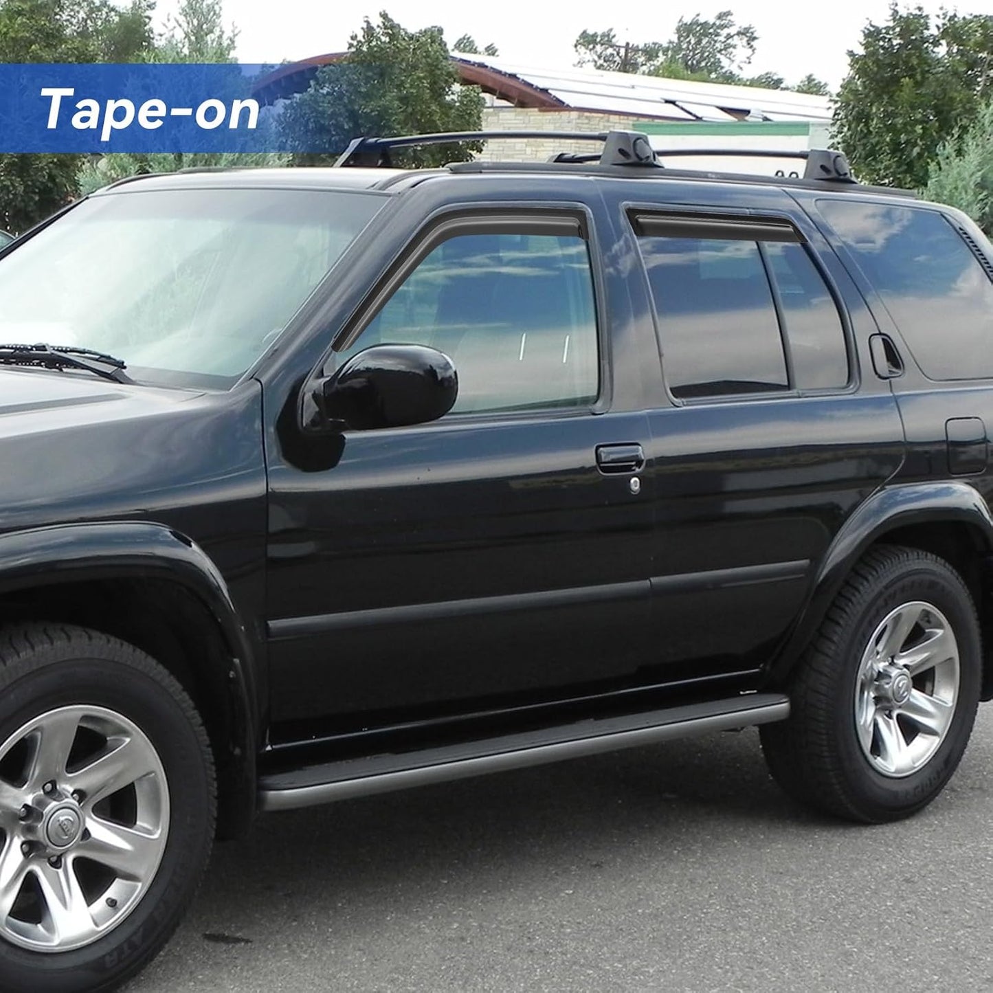 Window Visors Rain Guards for 1996-2004 Nissan Pathfinder, Out-Channel Window Vent Wind Deflectors Visors Shades for 1997-2003 Infiniti QX4