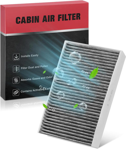 BDFHYK CAF5840C Cabin Air Filter with Activated Carbon Compatible with Volvo S60, S60 Cross Country, S80, V60, V70, XC60, XC70, XC90, Compatible with Land Rover Discovery Sport,Range Rover Evoque, LR2
