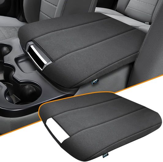 Center Console Cover Fit for 2013-2018 Dodge Ram 1500 & 2013-2023 Ram 2500/3500/1500 Classic Model for Jump Seat Console, Armrest Cover Cozy Neoprene, Customized Accessories