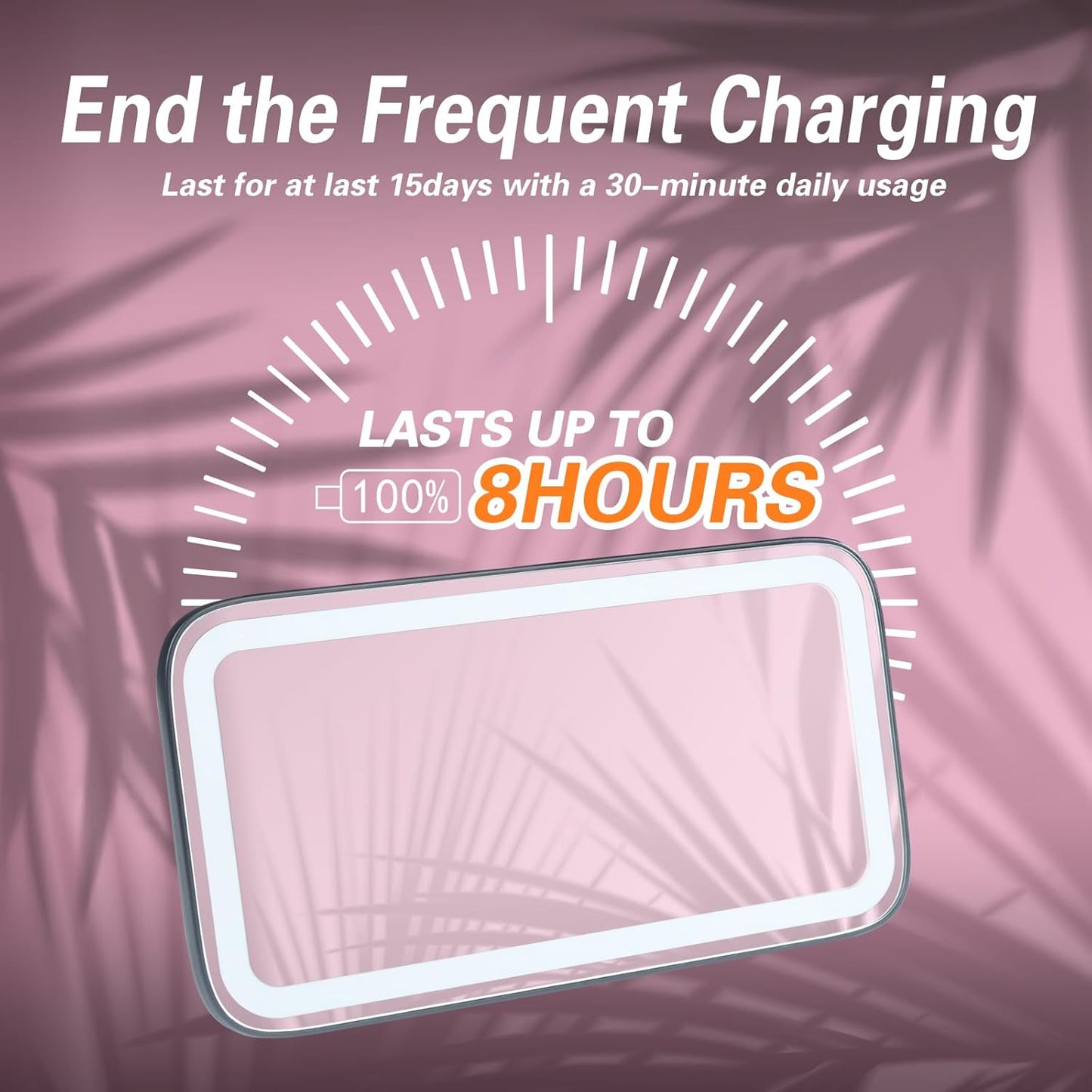 Car Visor Vanity Mirror with Light,LED Sun Visor Mirror,Truck Makeup Mirrors with 3 Light Modes & Dimmable Touch Screen,Car Accessories for Women and Girl