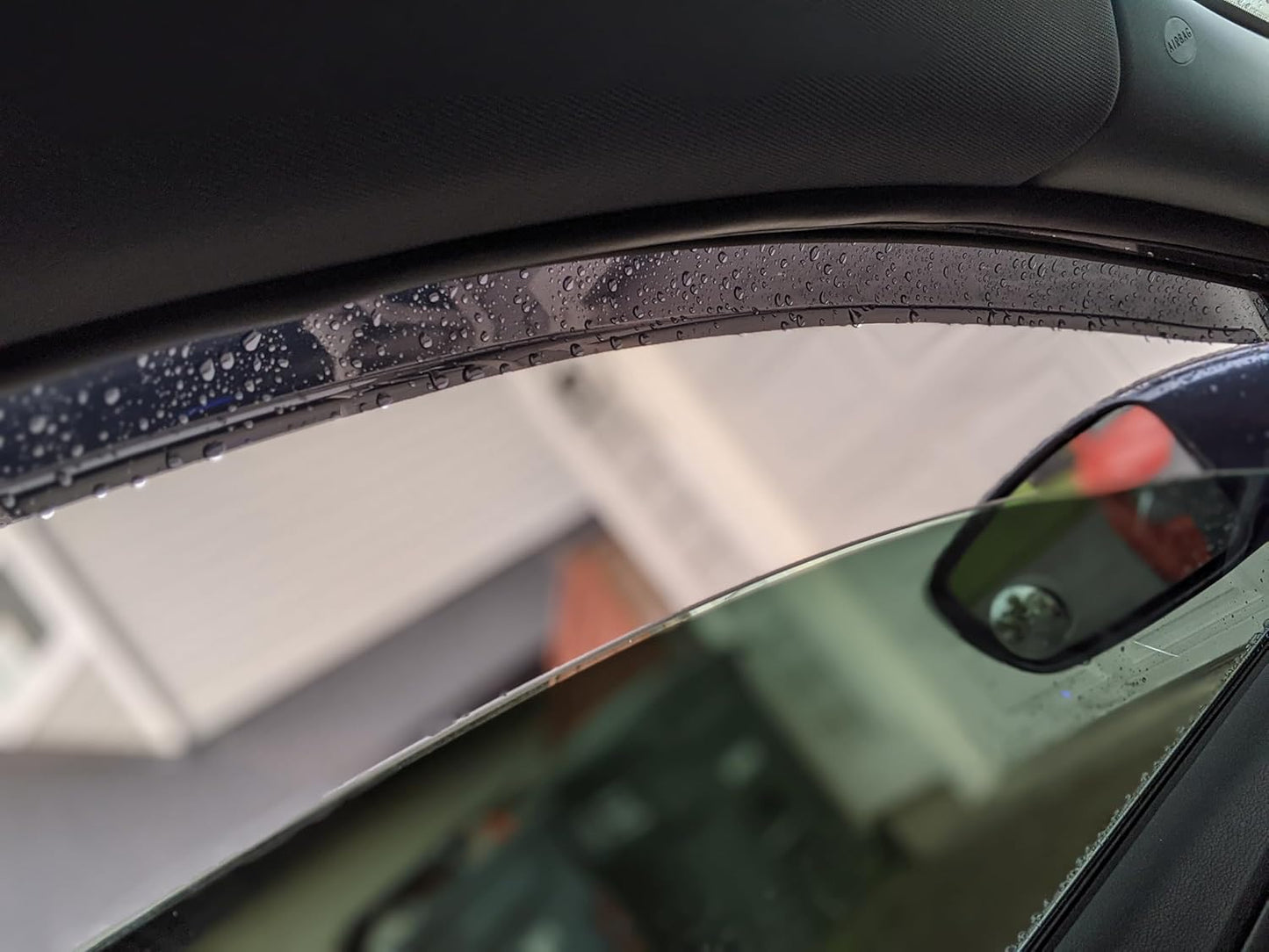 94367 Sunproof Waterproof Side Window Wind Deflector, 4pcs Protective Replacements Rain Guards Set, Window Visor fit for 2014-2019 Kia Soul