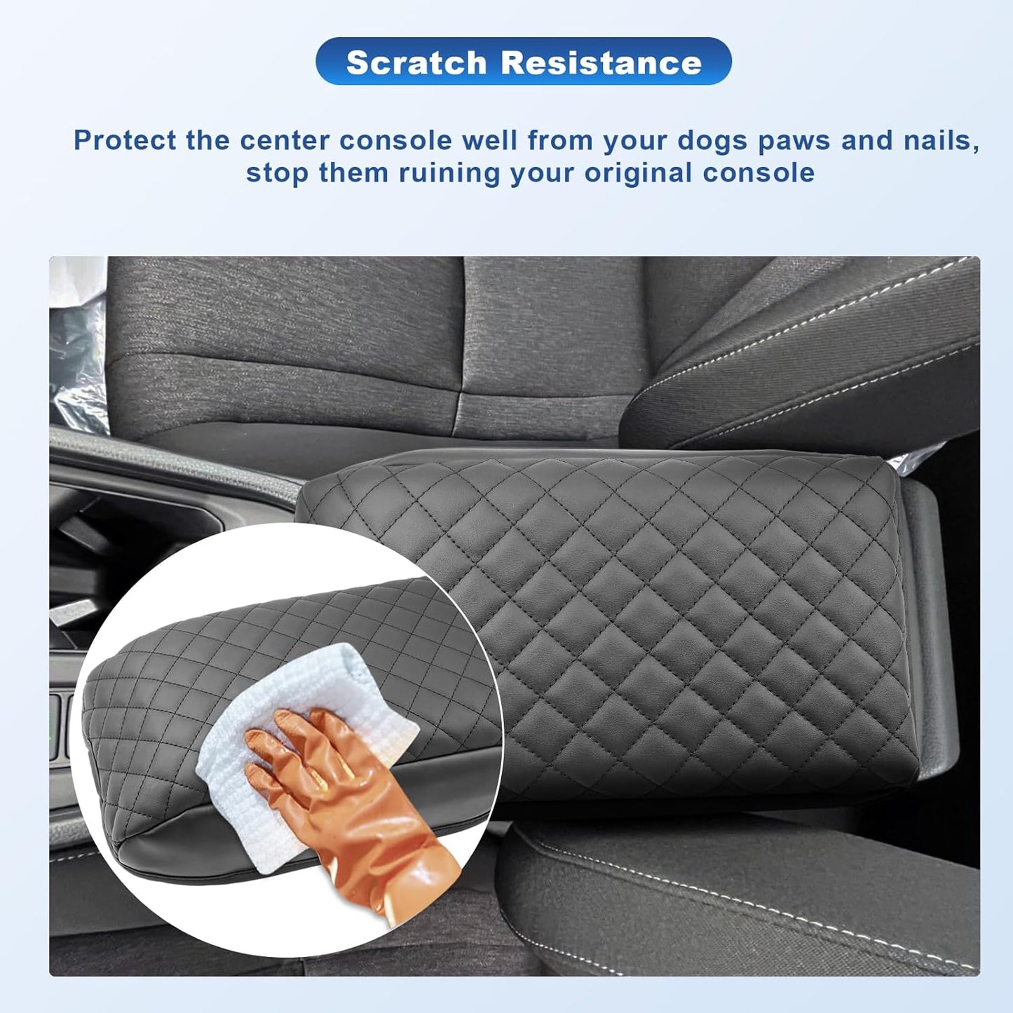 CDEFG 2023-2025 Accord Center Console Cover for 2023 2024 2025 Honda Accord 11th Gen Armrest Cover Center Console Pad Arm Rest Cushion Cover para 2023 2024 2025 Accord Hybrid Accessories