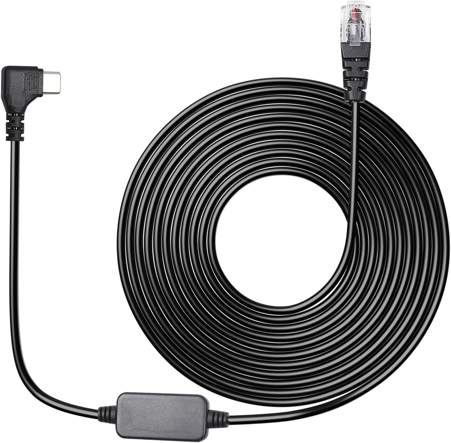 Type-c to RJ11 Radar Detector Power Cable,DC 5V-12V Power Cable Replacement for Uniden, Escort, Radenso XP, Beltronics & Whistler Radar Detectors (13FT Length)