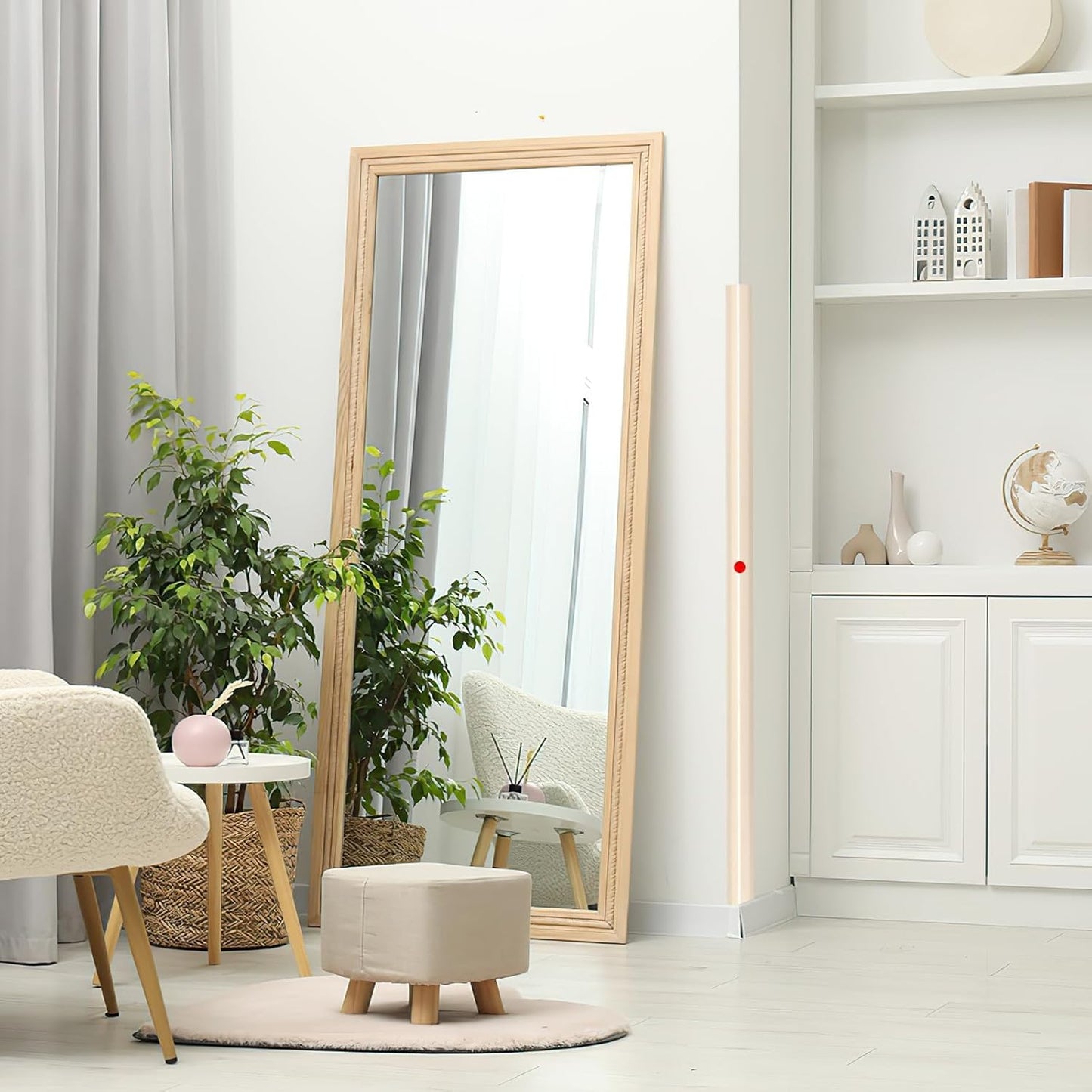 2PCS Wall Corner Protectors Guards - Self Adhesive Corner Protector & Corner Guards for Walls Edge Protection, Easy to Apply - No Tools Needed(Beige, 35.4"x1.18")