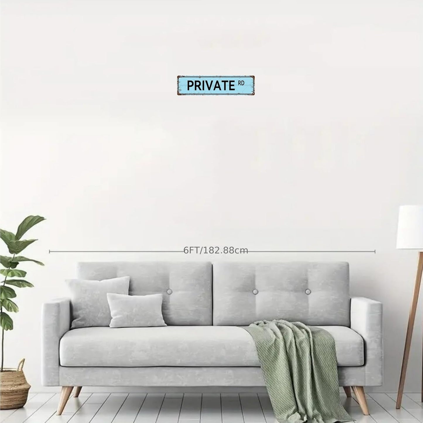 Vintage Metal Tin Sign, Street Sign, Home Decor, 16 x 4 Inch