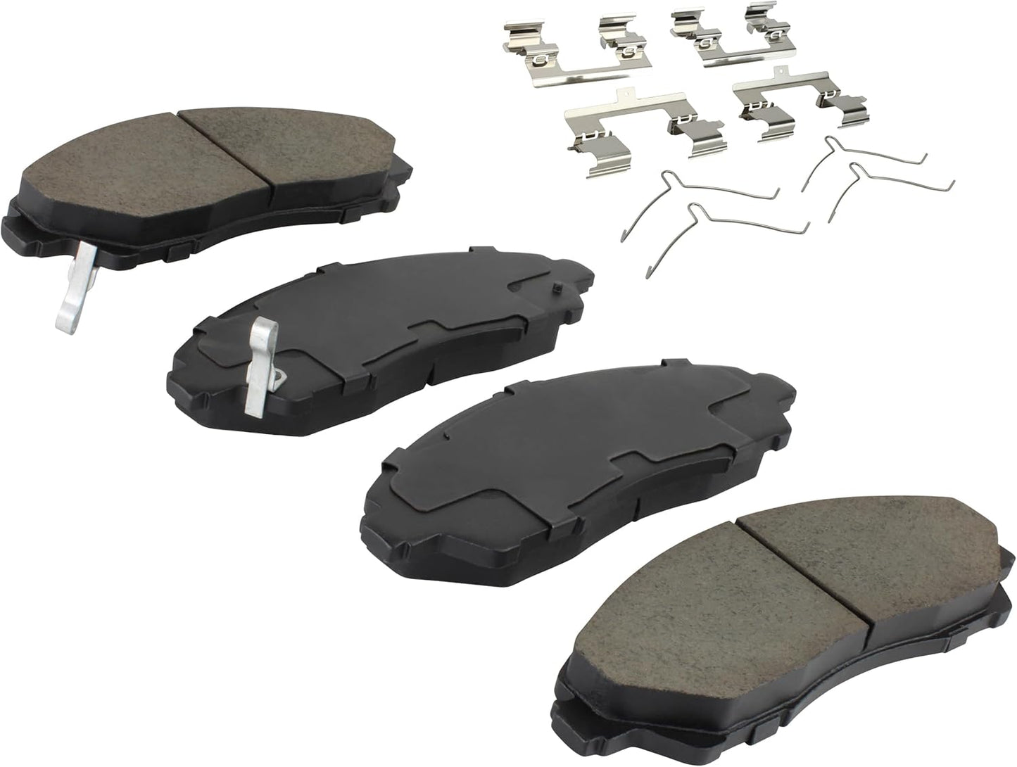 Premium Ceramic Front Brake Pads (1001-1723C) Compatible with Acura MDX 2014-2020, Honda Pilot 2016-2022, Honda Ridgeline 2017-2023