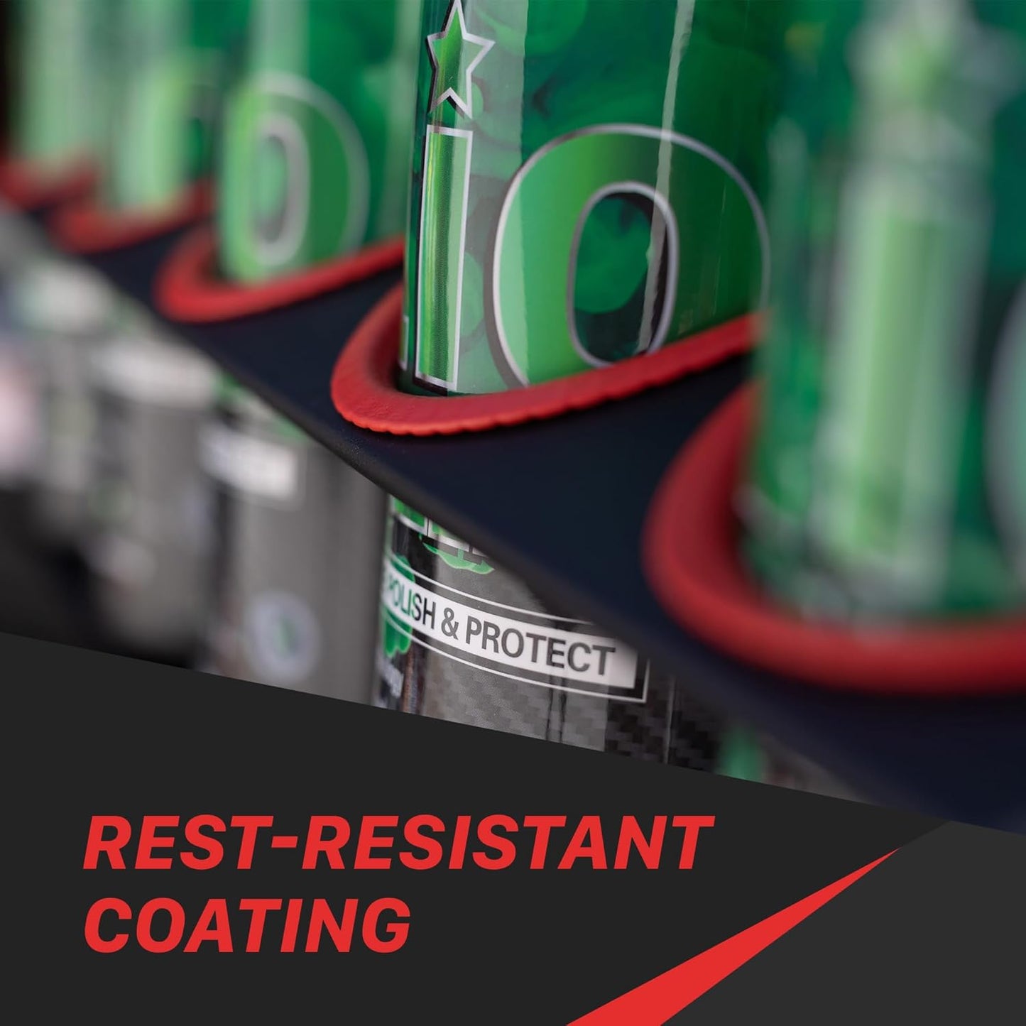 Maxshine Universal Detailing Spray Bottle Holder - Mobile Detailing & Car Garage Organizer, Holds 5 Sprayers (16oz) with 4 Small Holes, Lightweight Design, Easy Wall Mounting (Set 1)