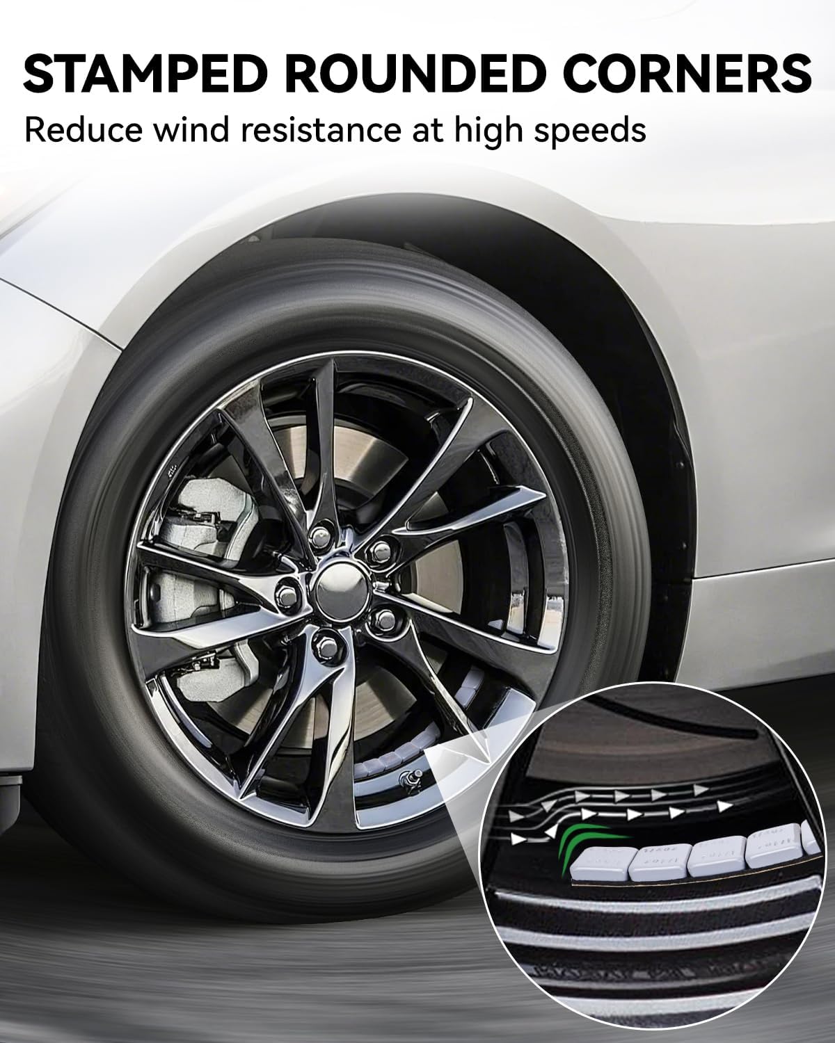 YIZBAP Wheel Weights Gray 1/4oz, 24 oz/Box, 96pcs, with Strong Black Adhesive. 0.25 Ounce Stick on Wheel Weights for Cars, Trucks, SUVs, Motorcycle, and Others