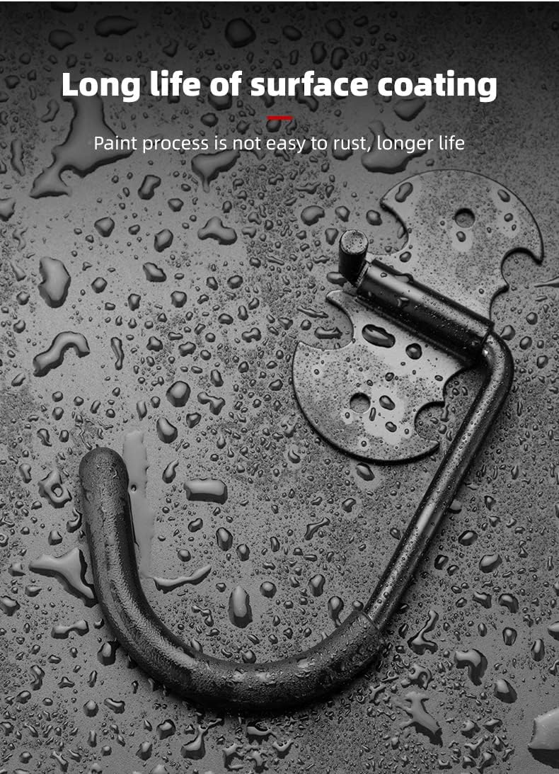 Bike Rack Garage Wall Mount Bicycles Hanger Storage Bike Stand Wall Hooks for Hanging Bike/Bicycles/Scooter Vertical Storage Adjustable Bikes in Indoor/Home/Office/Garage Storage