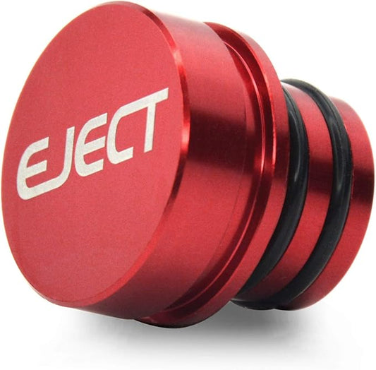 Billet Aluminum Cigarette Lighter Plug Cover, Fits All Vehicles with Standard 12 Volt Power Source (Eject)