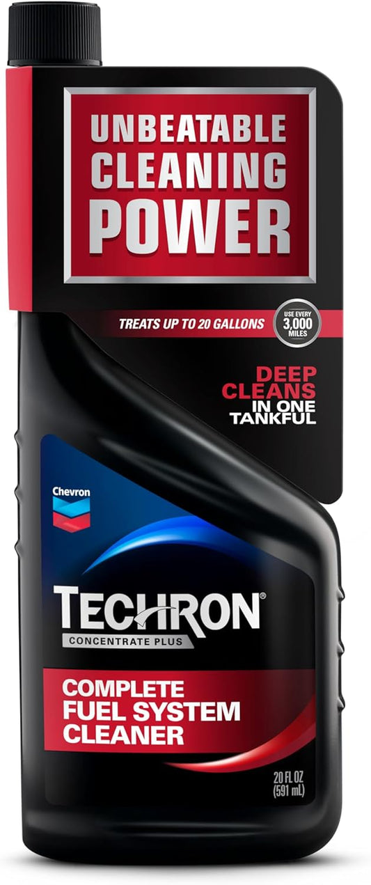 Chevron Techron Concentrate Plus Fuel System Cleaner, 20 oz., Pack of 1