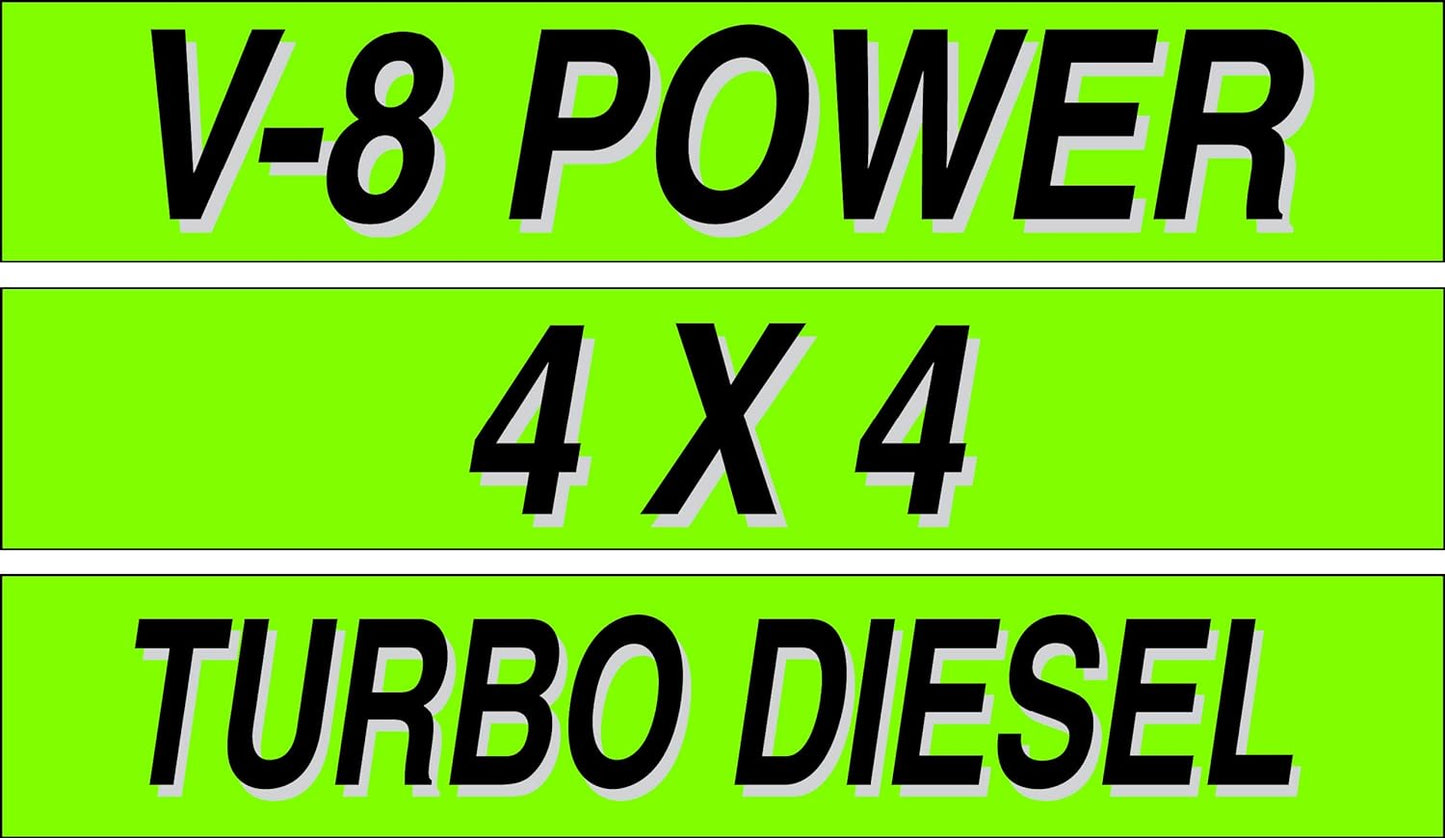 Ez-line Vinyl Windshield Stickers 3 Dozen 15 Inch Chartreuse Slogan Dealership Pro Pack for Car Lots (EZ115-Pack7)