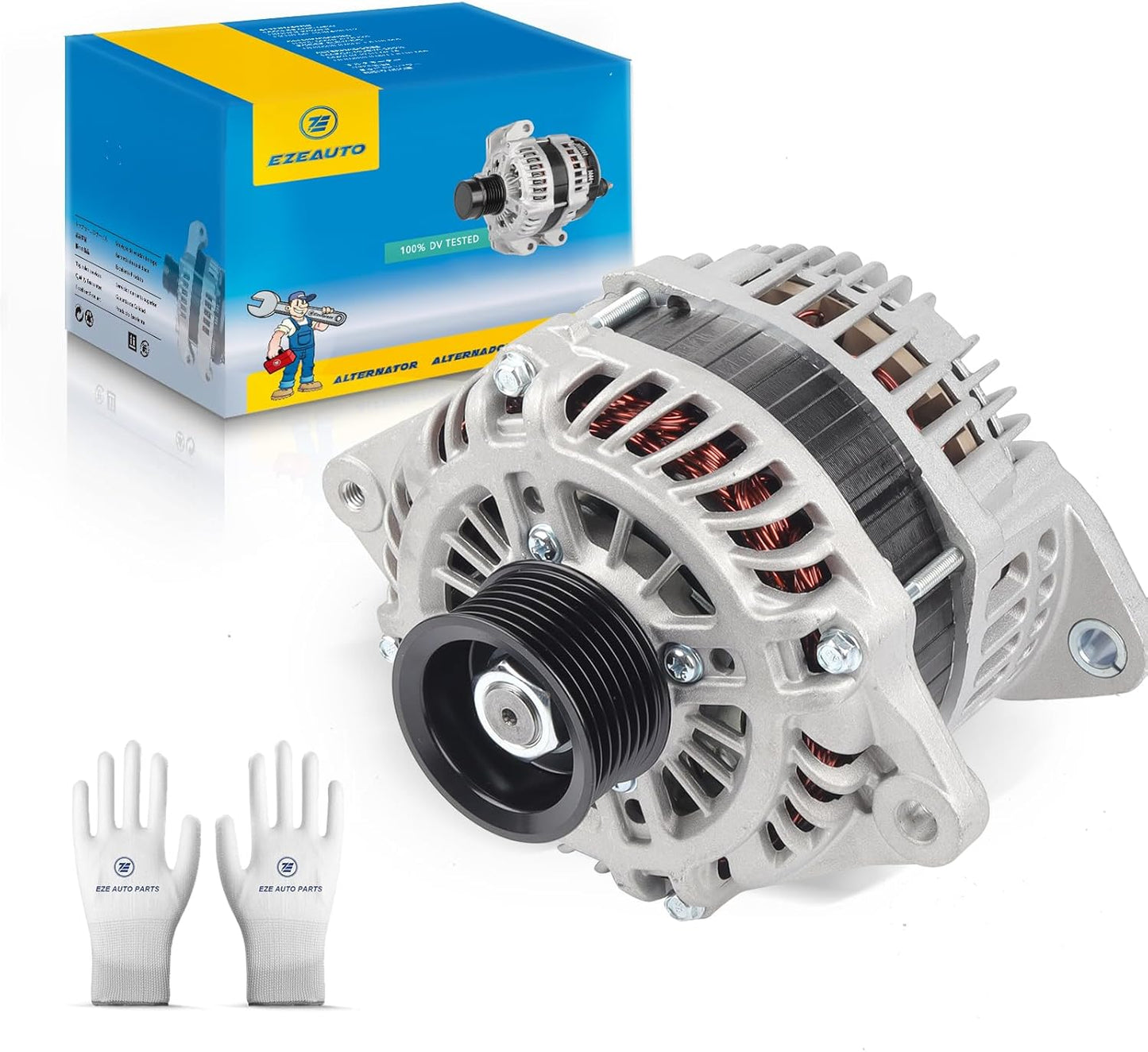 Ezexpreze Alternator fit 2007 2008 2009 2010 Nissan Altima, 2009 2010 for Nissan Maxima, 2009-2014 for Nissan Murano, 2011-2017 Nissan Quest OE Replacement 11341 11557
