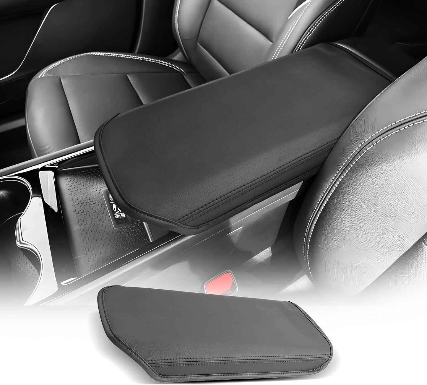 CDEFG for Chevrolet Blazer EV 2024 2025 2026 Center Console Cover Armrest Box Cover for Chevy Blazer EV (LT, RS) Accessories Console Arm Rest Protector