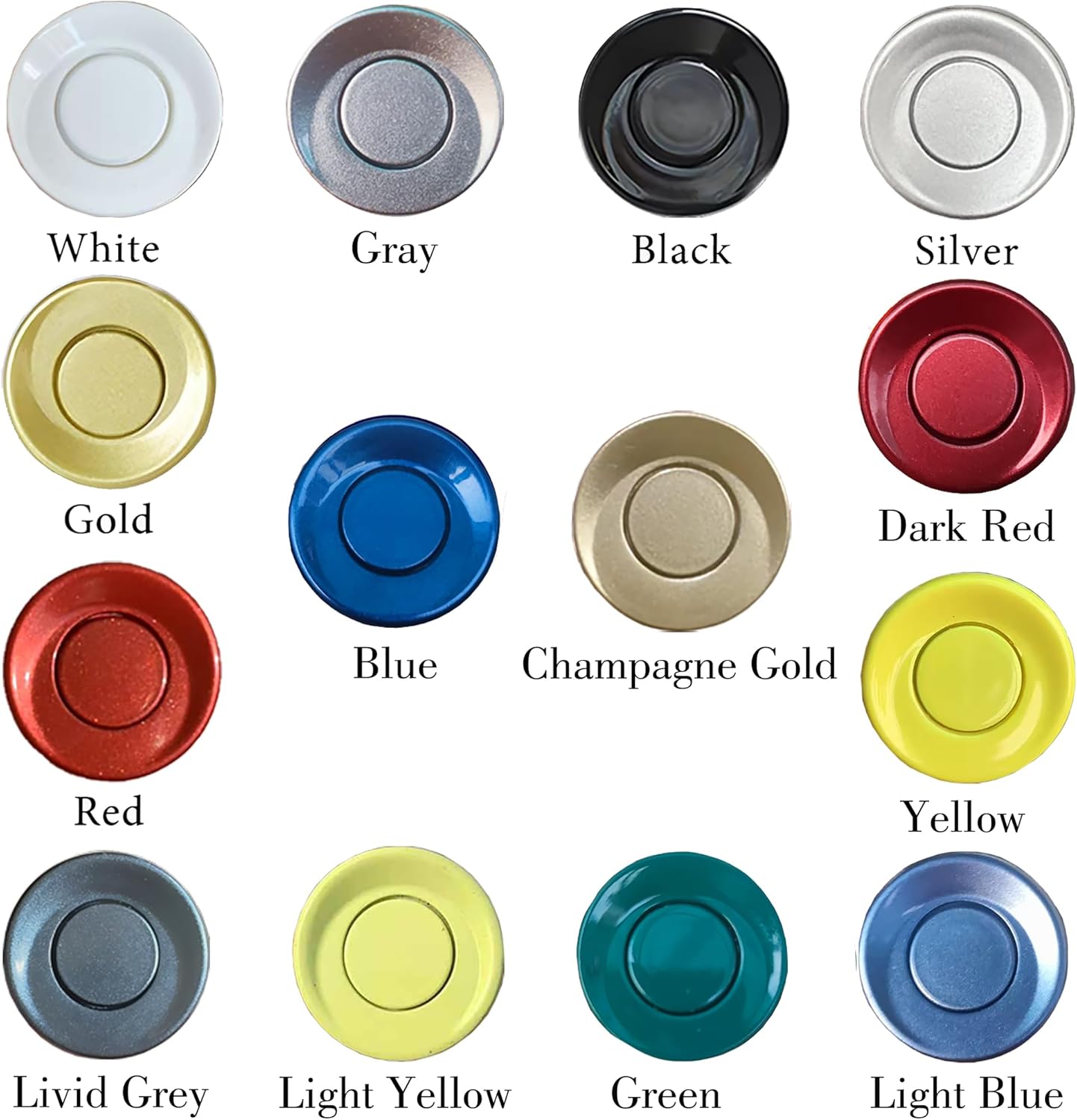 Parking Sensor Kit Backup Sensor Kit Reverse Sensor for Car 16 Color Options for Probes Adjustable Alarm Volume Professional Sensore de Reversa para Carro Safe Driving Assistant LightYellow