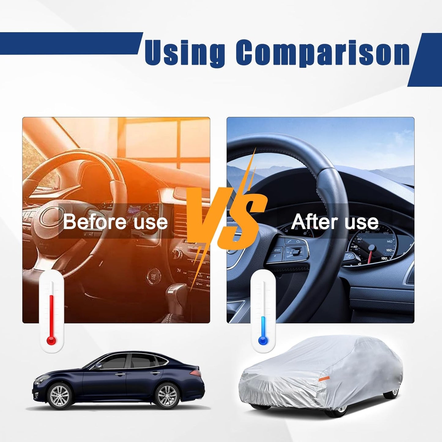 Kayme 6 Layers Car Cover Custom Fit for BMW Z4 E85 E86 E89 G29 Coupe/Roadster/Convertible (2002-2025) Waterproof All Weather for Automobiles, Outdoor Full Cover Rain Sun UV Protection.Silver