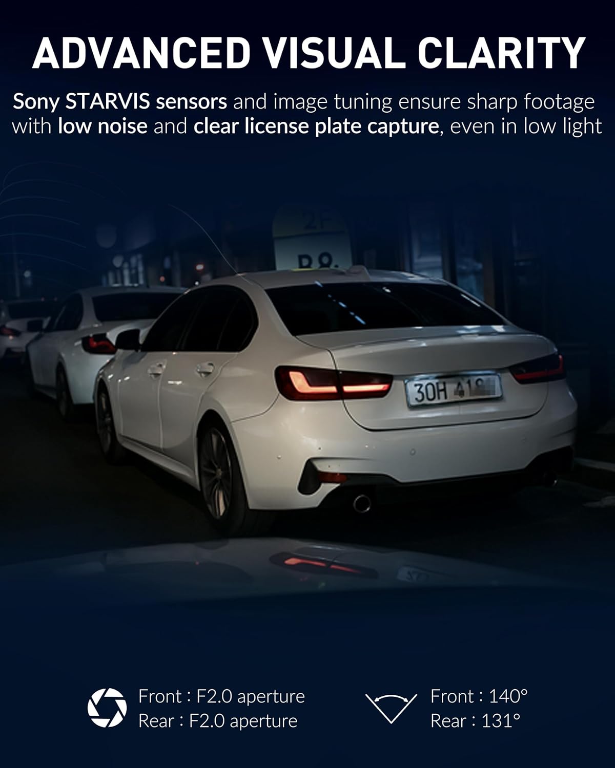 BlackVue DR770X-2CH II Dash Cam – Dual Full HD Front & Rear, Enhanced Visual Clarity, Fast Boot, USB-C Install, Effortless Video Playback via Wi-Fi, Cloud Remote Access, Smart Parking Mode (64GB)