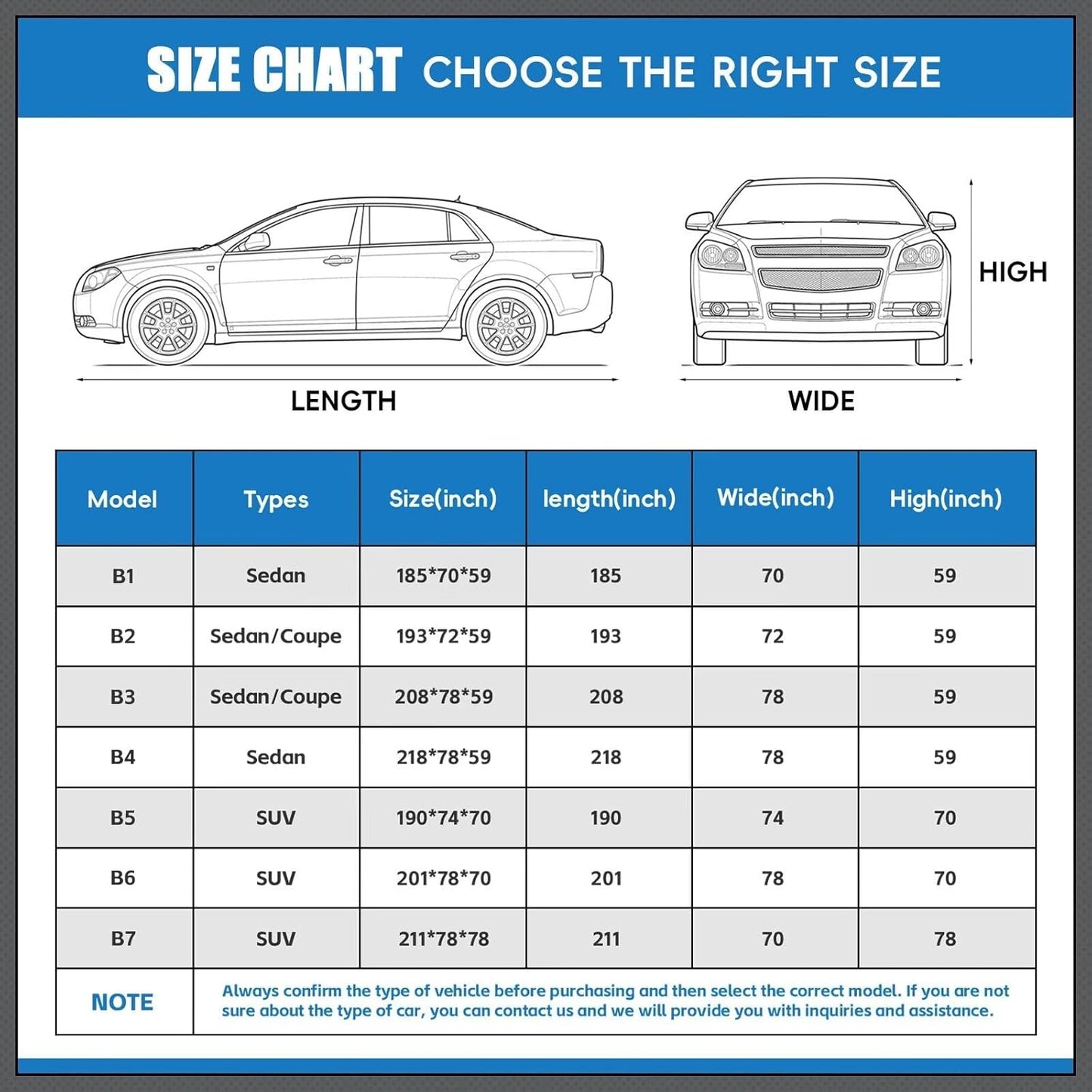 Hail Protector Car Cover, Outdoor Anti Hail Car Covers Thick Multi-Layered EVA, Hail Proof Car Cover Waterproof All Weather, Hail Protection Padded Fit Sedan/Coupe (Length 194 to 208 inch