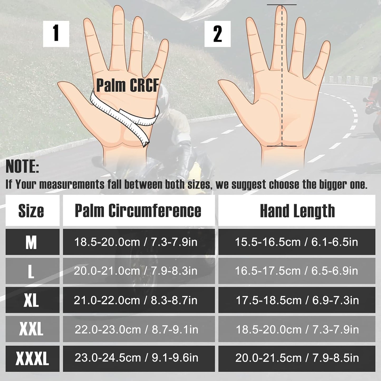 COFIT Motorcycle Gloves Breathable, Touchscreen Motorbike Gloves Anti-Slip with Good Grip Hard Knuckles Protection for Men Women Motocross, BMX ATV MTB Cycling, Road Racing - Black XXXL