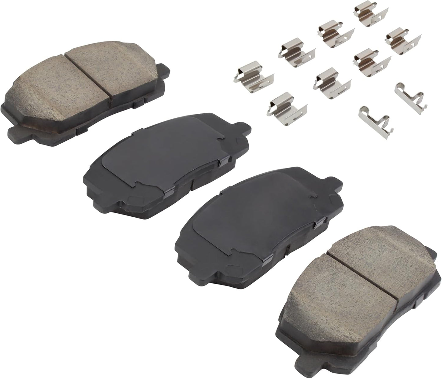 Premium Ceramic Front Brake Pads (1001-0884C) Compatible with Toyota Highlander 2001-2007