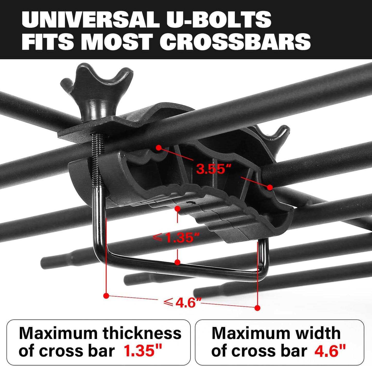 WEIZE Roof Rack Carrier Basket Universal Rooftop 64" x 39" x 5" Large Size Roof Rack + Waterproof Bag, Cargo Net with Attachment Hooks, Ratchet Straps for SUV, Truck