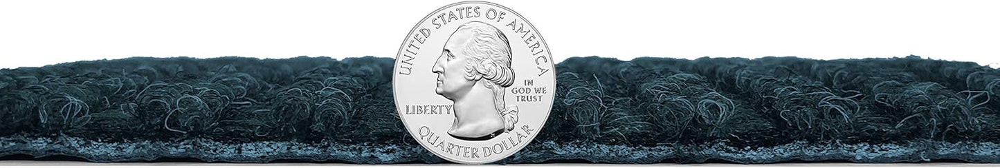 KOECKRITZ Heavy Duty Durable All Weather Indoor/Outdoor Non Slip Entrance Mat Rugs and Runners for Office Business Building Home Garage Front Door (6' x 8', Blue)