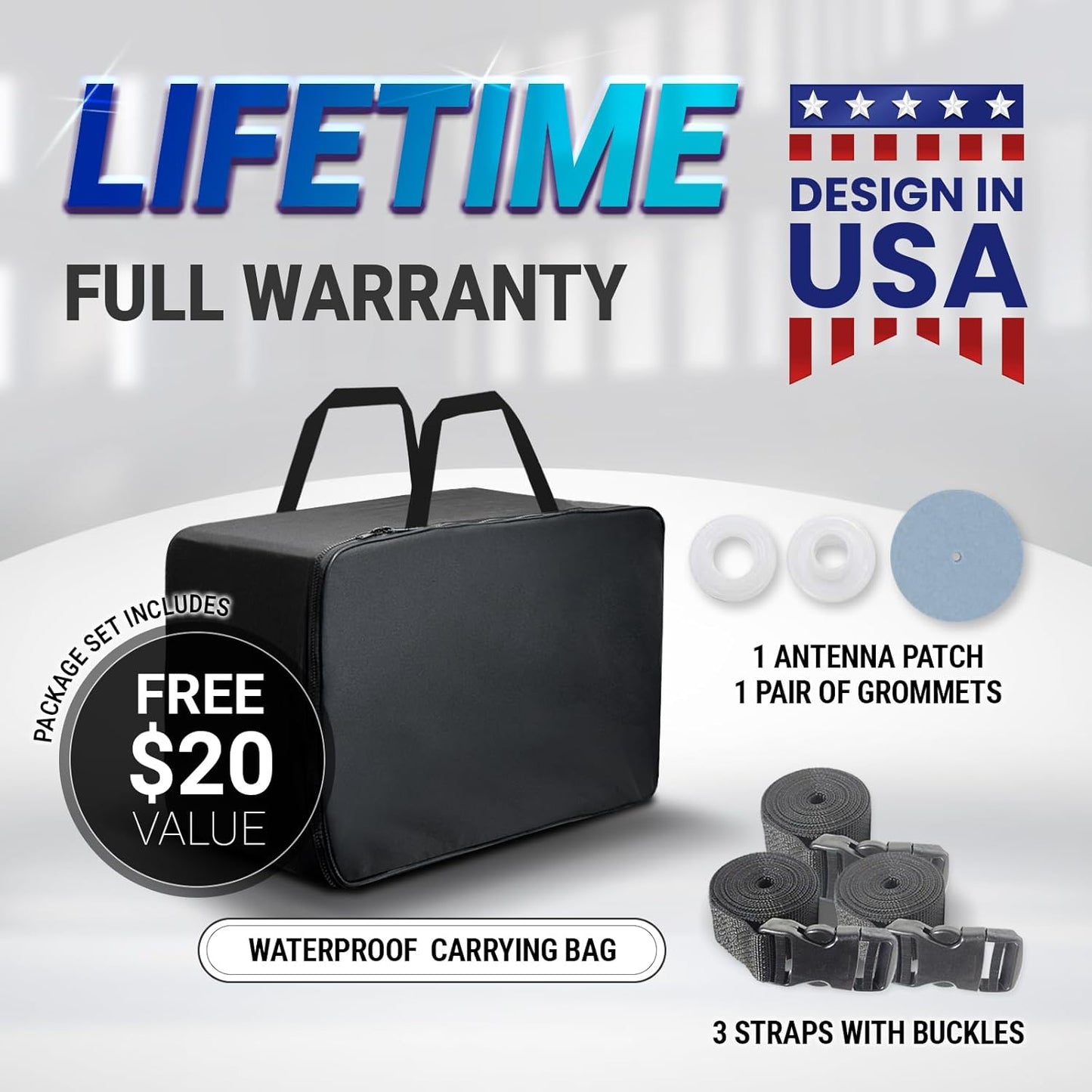 iCarCover Custom Car Cover for Pontiac G6 (2005-2010) Waterproof All-Weather Rain Snow UV Sun Protector Full Exterior Indoor Outdoor Car Cover (Stripe - Black/Gray)