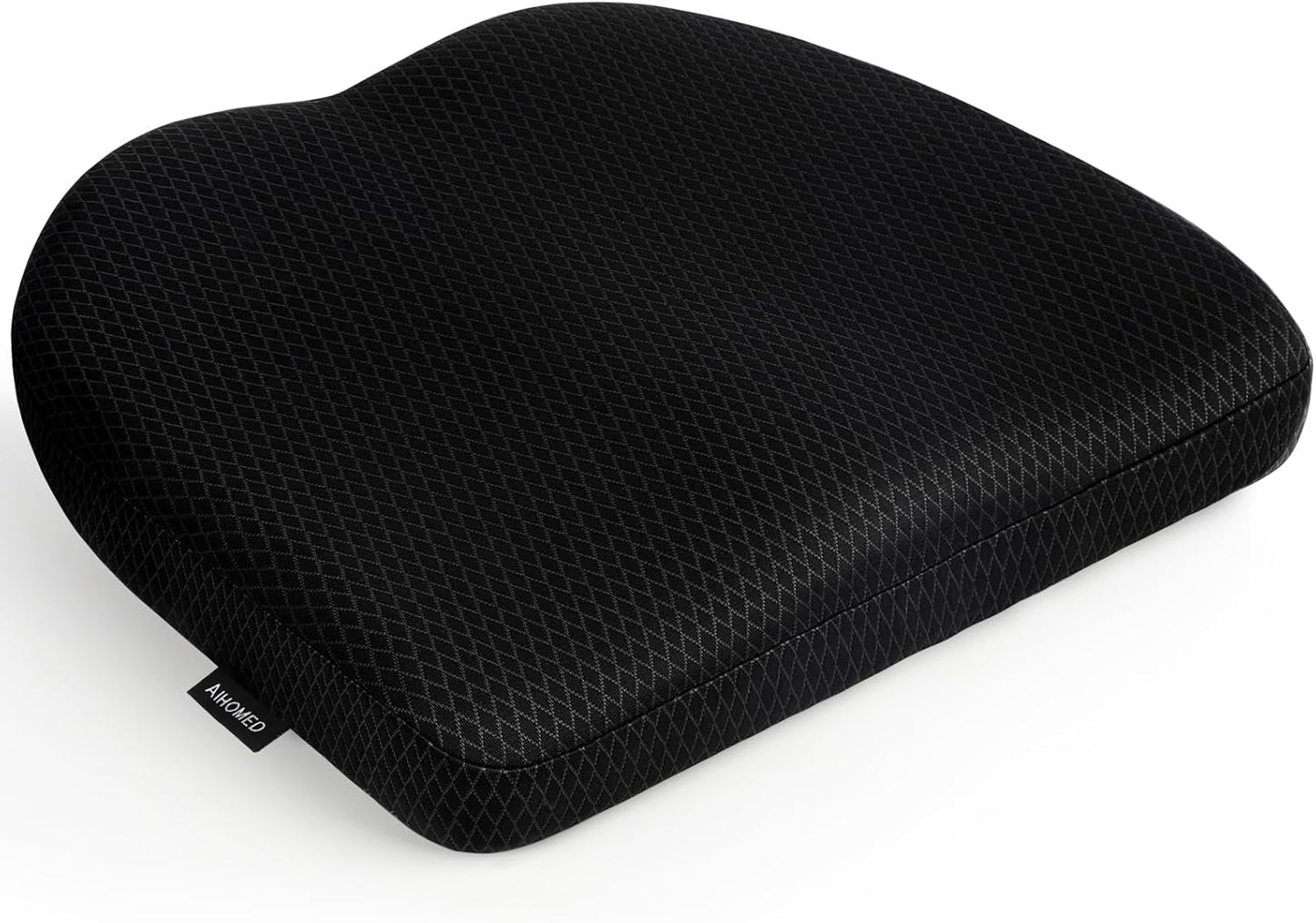 Office Chair Cushion - Breathable Pressure Relief Seat Cushion with Hours Sitting on Gaming/Car/Wheelchair, Extra-Dense Air Fiber for Orthopedic Coccyx, Sciatica & Hip Support (Black)