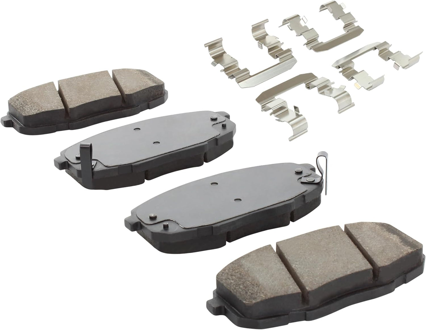 Premium Ceramic Front Brake Pads (1001-1397C) Compatible with Hyundai Elantra 2009-2012, Kia Forte 2010-2013, Kia Forte Koup 2010-2013, Kia Forte5 2012-2013