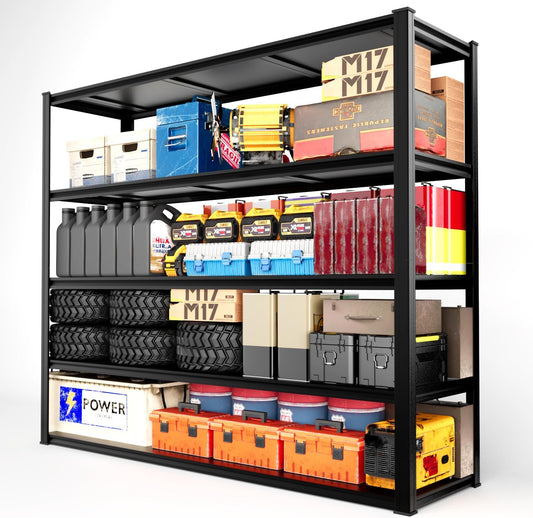 Garage Shelving Heavy Duty - 59 * 20 * 79in(L*W*H) Extra Large Metal Shelving Units and Storage for 2000lbs, 5tier Adjustable Basement Storage Industrial Shelves Pallet Racking Organizer