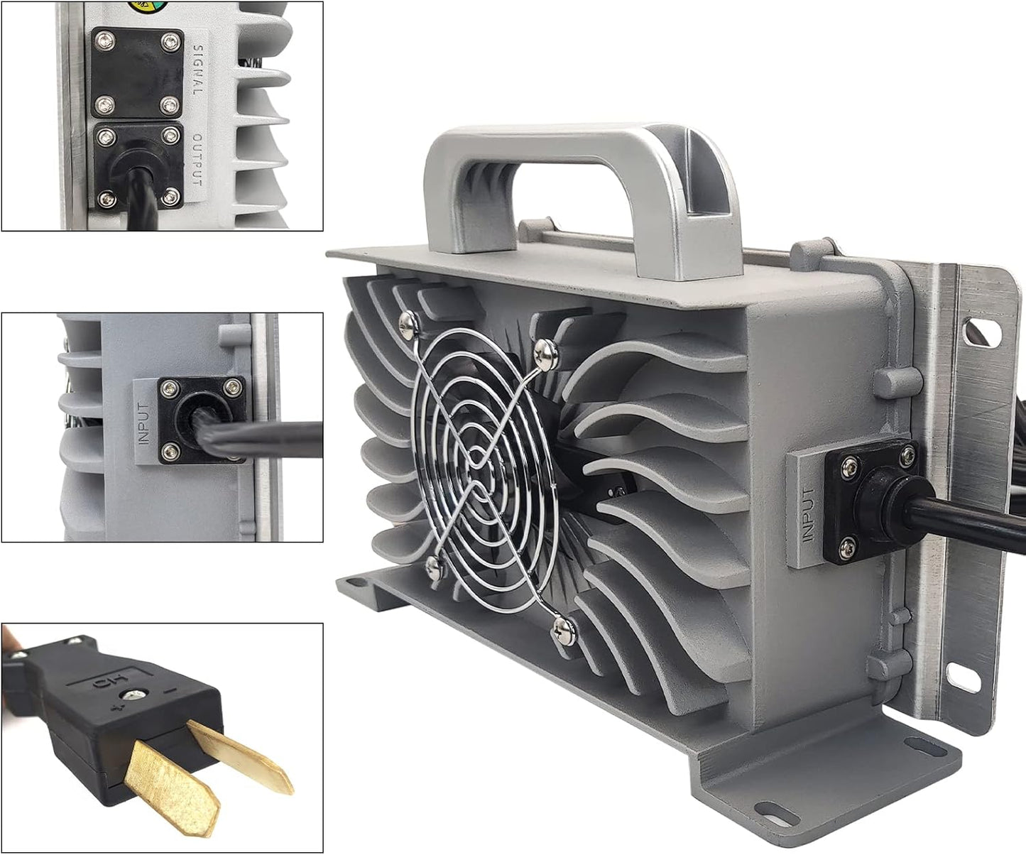 36V 20AMP Golf Cart Waterproof Battery Charger for 36 Volt Club Car EZGO Yamaha Golf Carts with Crowfoot Plug