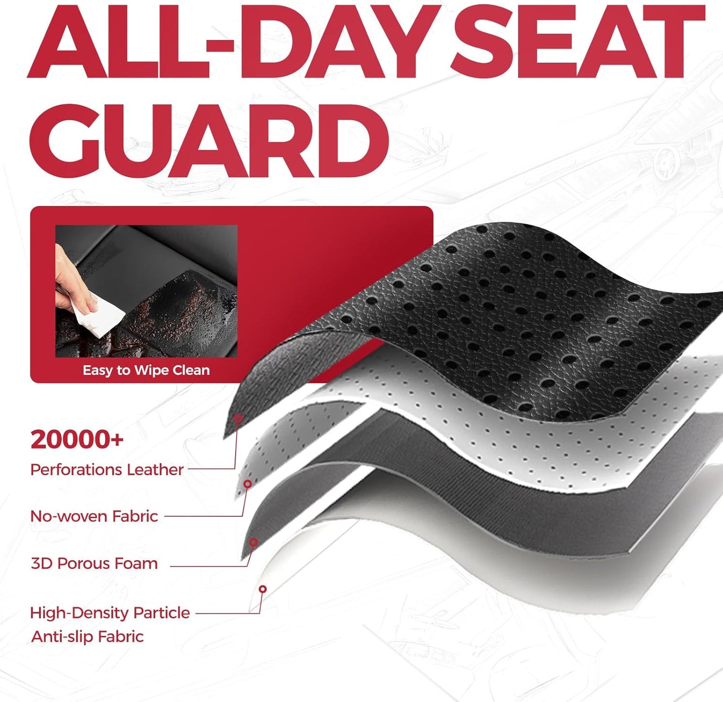 FREESOO Seat Covers for Honda CRV, Custom Fit Car Seat Covers for CRV LX EX EX-L Sport Touring Special Edition Trailsport Hybrid & Gas 2023 2024 2025 2026, Waterproof Leather Full Set, Black & Gray