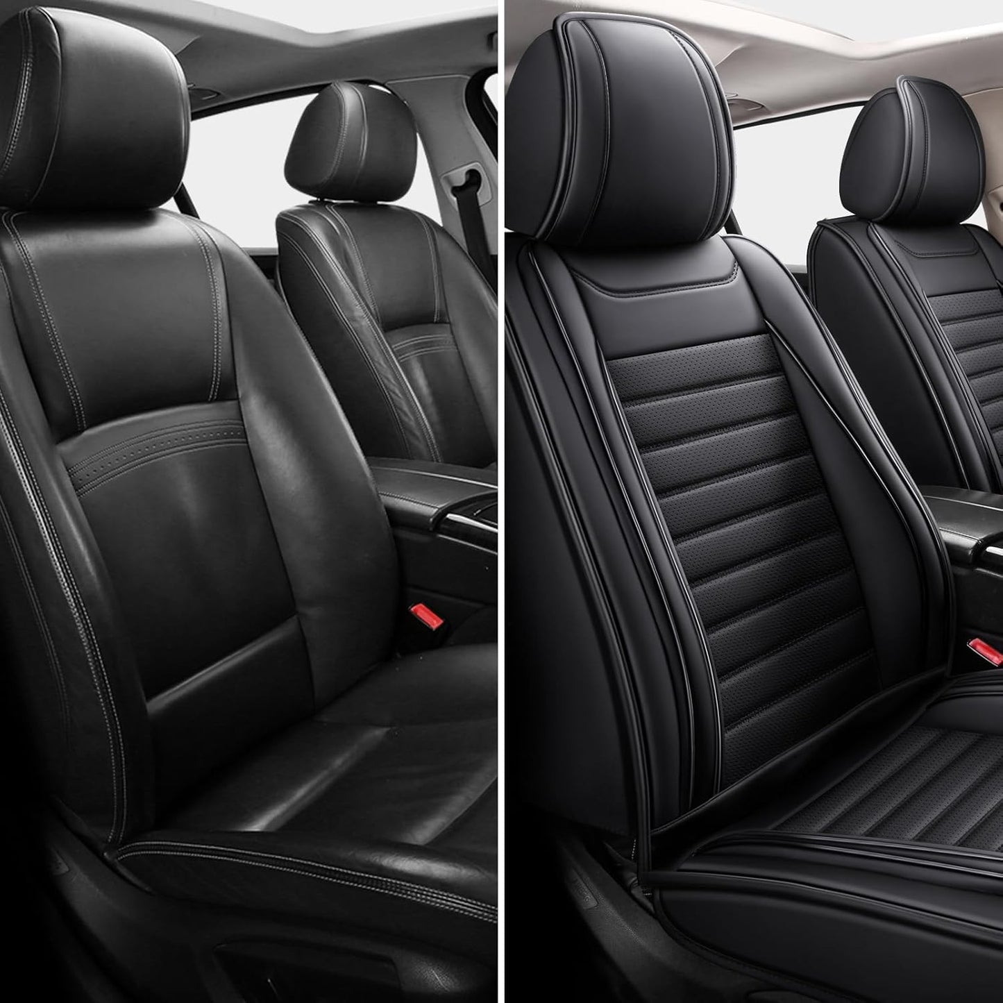 Car Seat Covers,Car Seat Protector Waterproof,Seat Covers Front, Car Seat Protectors,Automotive Seat Covers Fit for Most Cars Black